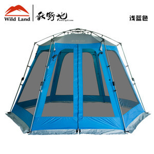 秋日露營(yíng)新選擇 速開(kāi)防雨多人帳篷，舒適便捷盡享自然